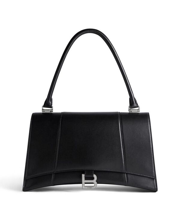 【送料無料】 バレンシアガ レディース ハンドバッグ バッグ Hourglass Hinge Mini Handbag Black