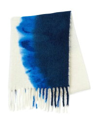 【送料無料】 サンドロ レディース マフラー・ストール・スカーフ アクセサリー Sky Alpaca Fringe Scarf Blue/White