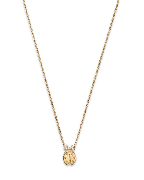 yz [ & hE fB[X lbNXE`[J[Ey_ggbv ANZT[ 14K Yellow Gold Ladybug Pendant Necklace 17