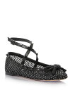 【送料無料】 ヴァレンティノ レディース パンプス シューズ Women's Embellished Ankle Strap Ballet Flats Blac...