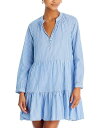 yz FjJ xA[h fB[X s[X gbvX Bassano Cotton Tiered Dress French Blu