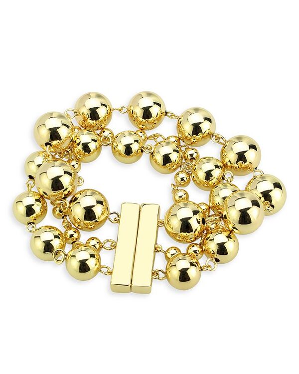 yz ANA fB[X uXbgEoOEANbg ANZT[ Triple Strand Ball Chain Bracelet Gold