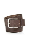 ボスヒューゴボス 【送料無料】 ヒューゴボス メンズ ベルト アクセサリー Men's Leather Belt Dark Brn