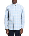 セオリー 服 メンズ 【送料無料】 セオリー メンズ シャツ トップス Irving Fade Flannel Long Sleeve Shirt Blue Multi