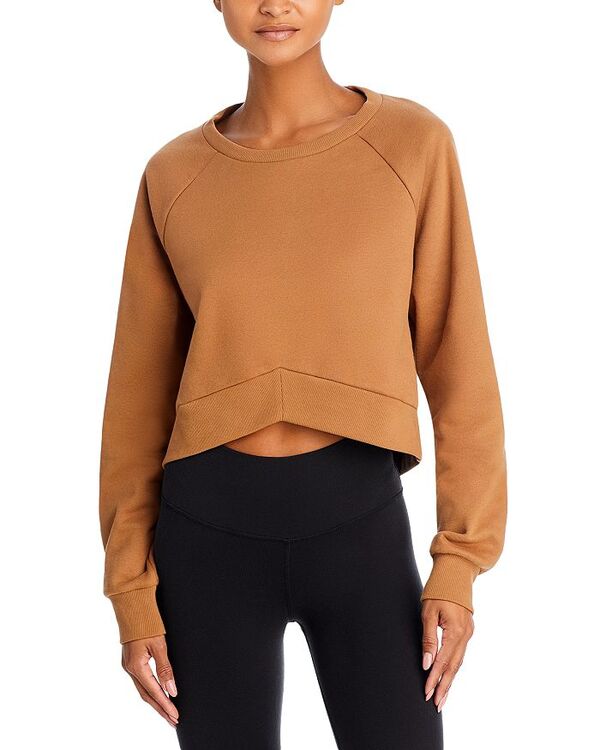 yz rhK fB[X p[J[EXEFbg AE^[ Uplift Cropped Pullover Toffee