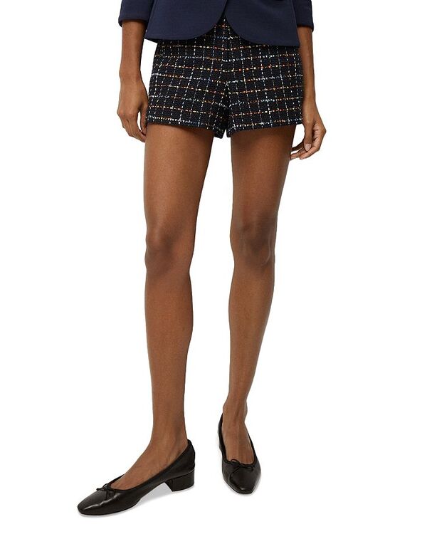 ̵ ˥ ٥ ǥ ϡեѥġ硼 ܥȥॹ Jazmin Plaid Shorts Navy Multi