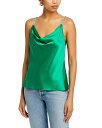 【送料無料】 ジェネレーションラブ レディース ナイトウェア アンダーウェア Annie Silk Blend Crystal Camisole Kelly Green