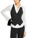 【送料無料】 ノーマカマリ レディース ベスト アウター Simple Pinstripe Vest Woven Pinstripe