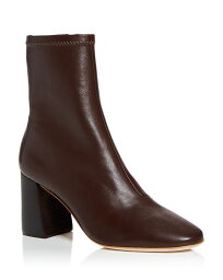 【送料無料】 ロフラー ランダル レディース ブーツ・レインブーツ シューズ Woman's Elise Block Heel Booties Chocolate