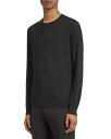 【送料無料】 ゼニア メンズ ニット・セーター アウター Cashseta Light Crewneck Sweater Black
