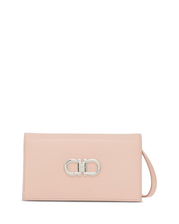 フェラガモ ハンドバッグ（レディース） 【送料無料】 フェラガモ レディース ハンドバッグ バッグ Double Gancini Mini Bag Nylund Pink/Optic White/Silver