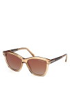 yz gEtH[h fB[X TOXEACEFA ANZT[ Square Plastic Sunglasses 54mm Brown/Brown Gradient