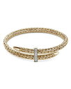 【送料無料】 ジョン・ハーディー レディース ブレスレット・バングル・アンクレット アクセサリー 14K Yellow Gold Spear Diamond W...