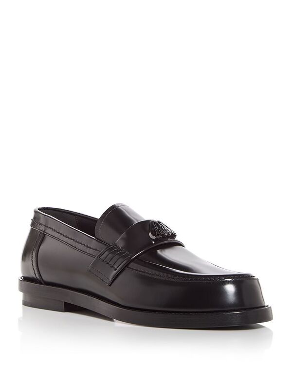 ̵ 쥭ޥå  åݥ󡦥ե 塼 Men's Apron Toe Loafers Black/Gunmetal