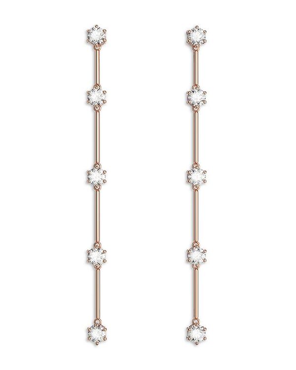 yz XtXL[ fB[X sAXECO ANZT[ Constella Linear Drop Earrings in Rose Gold Tone Rose Gold