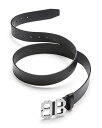 【送料無料】 バレンシアガ メンズ ベルト アクセサリー Crypto BB 35 Leather Belt Black(4)