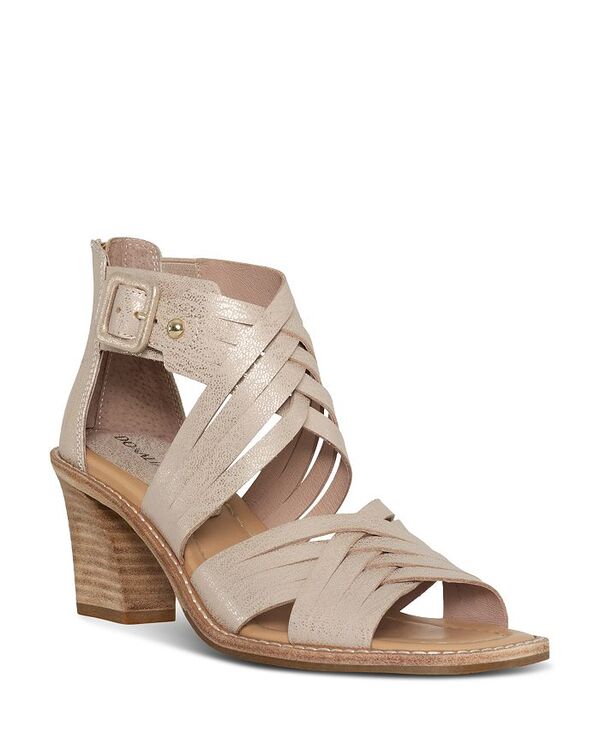  ドナルドプリネール レディース サンダル シューズ Women's Open Toe High Heel Sandals Pale Gold