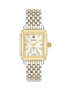 【送料無料】 ミッシェル レディース 腕時計 アクセサリー Deco Mid Watch 29mm White/Two Tone