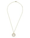 【送料無料】 イッポリスタ レディース ネックレス・チョーカー・ペンダントトップ アクセサリー 18K Yellow Gold LollipopR Mother-of-Pearl & Clear Quartz Doublet Pendant Necklace 18" White/Gold