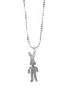 【送料無料】 ラゴス レディース ネックレス・チョーカー・ペンダントトップ アクセサリー Sterling Silver Rare Wonders Karat Rabbit Pendant Necklace 34