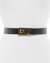 サルヴァトーレフェラガモ 【送料無料】 フェラガモ レディース ベルト アクセサリー Women's Gancini Leather Belt Nero