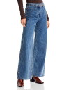 【送料無料】 スリーワンフィリップリム レディース デニムパンツ ジーンズ ボトムス High Rise Wide Leg Belted Jeans in Blue Blue