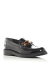 【送料無料】 トッズ レディース スリッポン・ローファー シューズ Women's T Chain Moc Toe Loafers Black