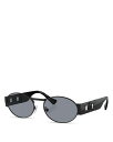 【送料無料】 ヴェルサーチ レディース サングラス・アイウェア アクセサリー 0VE2264 Oval Sunglasses 56mm Black/Gray S...