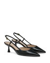 ジャンヴィト ロッシ 【送料無料】 ジャンヴィト ロッシ レディース パンプス シューズ Women's Ascent Pointed Toe Slingback High Heel Pumps Vitello Black