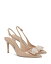 ̵  å ǥ ѥץ 塼 Women's Jaipur Pointed Toe Large Gem High Heel Slingback Pumps Vernice Peach