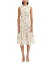̵     ǥ ԡ ȥåץ Botanical Print Lace Belted Dress White Multi