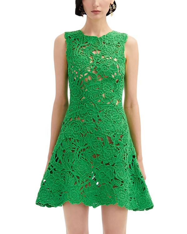 ̵     ǥ ԡ ȥåץ Soutache Lace Sleeveless Dress Cactus