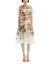 ̵     ǥ ԡ ȥåץ Embroidered Belted Sleeveless Dress Ivory Mult