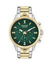 【送料無料】 ヴェルサス ヴェルサーチ レディース 腕時計 アクセサリー Chrono Lion Modern Watch 45mm Green/Two-Tone