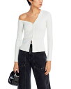 【送料無料】 スタウド レディース ニット・セーター カーディガン アウター Craftsman One Shoulder Ribbed Cardigan Iv...