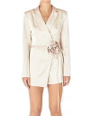 【送料無料】 エンドレスローズ レディース ジャンプスーツ トップス Satin Corsage Tie Romper Nude