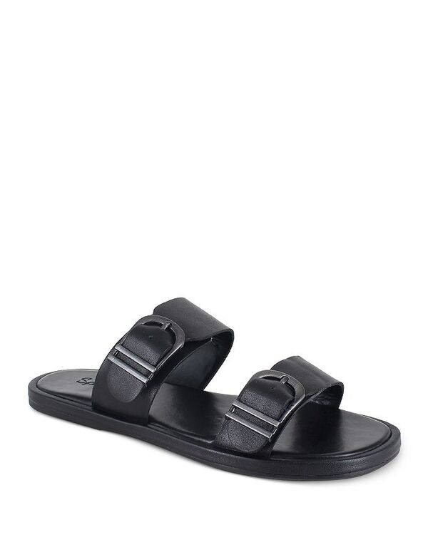  スプレンディット レディース サンダル シューズ Women's Farrin Slip On Buckled Slide Sandals Black