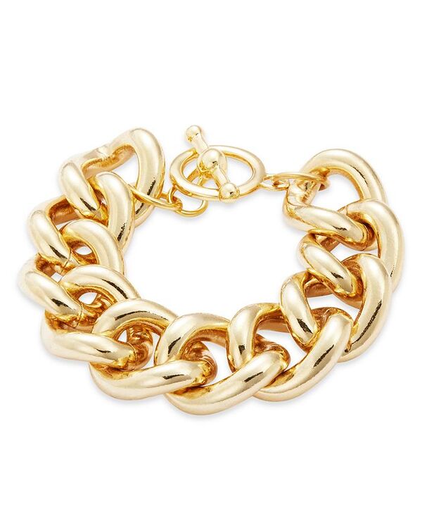 【送料無料】 ケネスジェイレーン レディース ブレスレット・バングル・アンクレット アクセサリー Chunky Chain Link Bracelet in 18K Gold Plated Gold