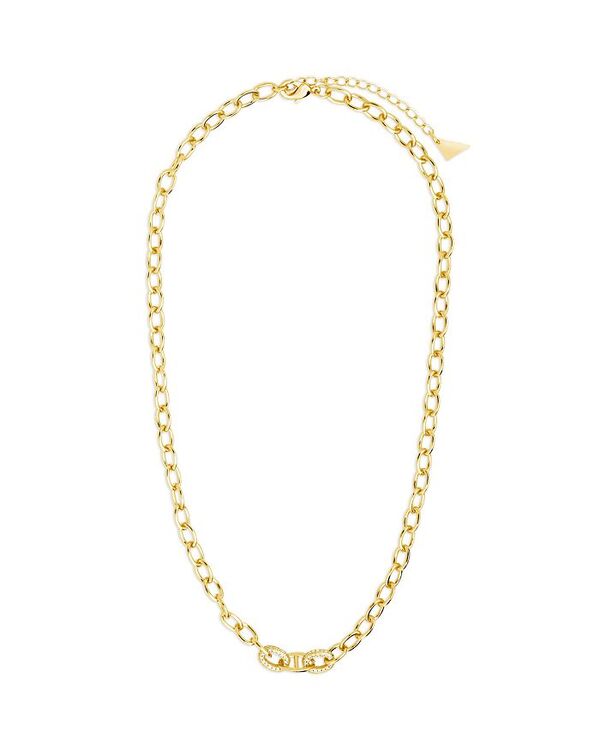 yz X^[OtH[Go[ fB[X lbNXE`[J[Ey_ggbv ANZT[ Reina Necklace in 14K Gold Plated or Rhodium Plated 16