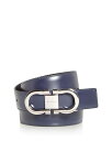 【送料無料】 フェラガモ メンズ ベルト アクセサリー Men's Reversible Leather Belt Black/Midnight