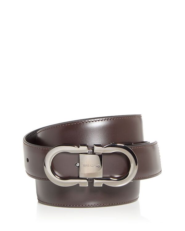 フェラガモ ベルト（メンズ） 【送料無料】 フェラガモ メンズ ベルト アクセサリー Men's Reversible Leather Belt Black/Hickory