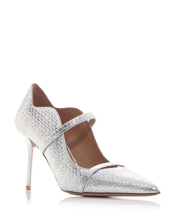 ̵ ޥ󥹥ꥢ ǥ ѥץ 塼 Women's Maureen Embossed Pointed Toe Pumps Silver/Silver