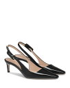 ジャンヴィト ロッシ 【送料無料】 ジャンヴィト ロッシ レディース パンプス シューズ Women's Lindsay 55 Leather Slingback Pumps Black