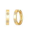 【送料無料】 ロバートコイン レディース ピアス・イヤリング アクセサリー 18K Yellow Gold & Diamond Love In Verona H...