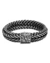 【送料無料】 ジョン・ハーディー レディース ブレスレット・バングル・アンクレット アクセサリー Unisex Sterling Silver Classic Chain 15mm Kami Chain Bracelet with Reticulated Pusher Clasp Silver