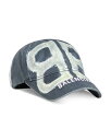 【送料無料】 バレンシアガ レディース 帽子 ベースボールキャップ アクセサリー Sprayed BB Logo Baseball Cap Gray/White