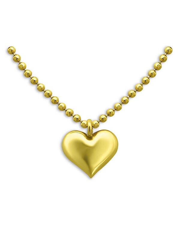 yz ANA fB[X lbNXE`[J[Ey_ggbv ANZT[ Heart Pendant Necklace in 18K Gold Plated Sterling Sliver 16