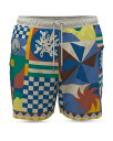 スコッチアンドソーダ 【送料無料】 スコッチアンドソーダ メンズ ハーフパンツ・ショーツ 水着 Mid Length Printed 7" Swim Shorts Multi