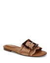 【送料無料】 サムエデルマン レディース サンダル シューズ Women's Bambi Buckled Woven Slide Sandals Cuoio