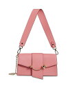 yz XgXx[ fB[X V_[obO obO Mini Crescent Leather Shoulder Bag Candy Pink